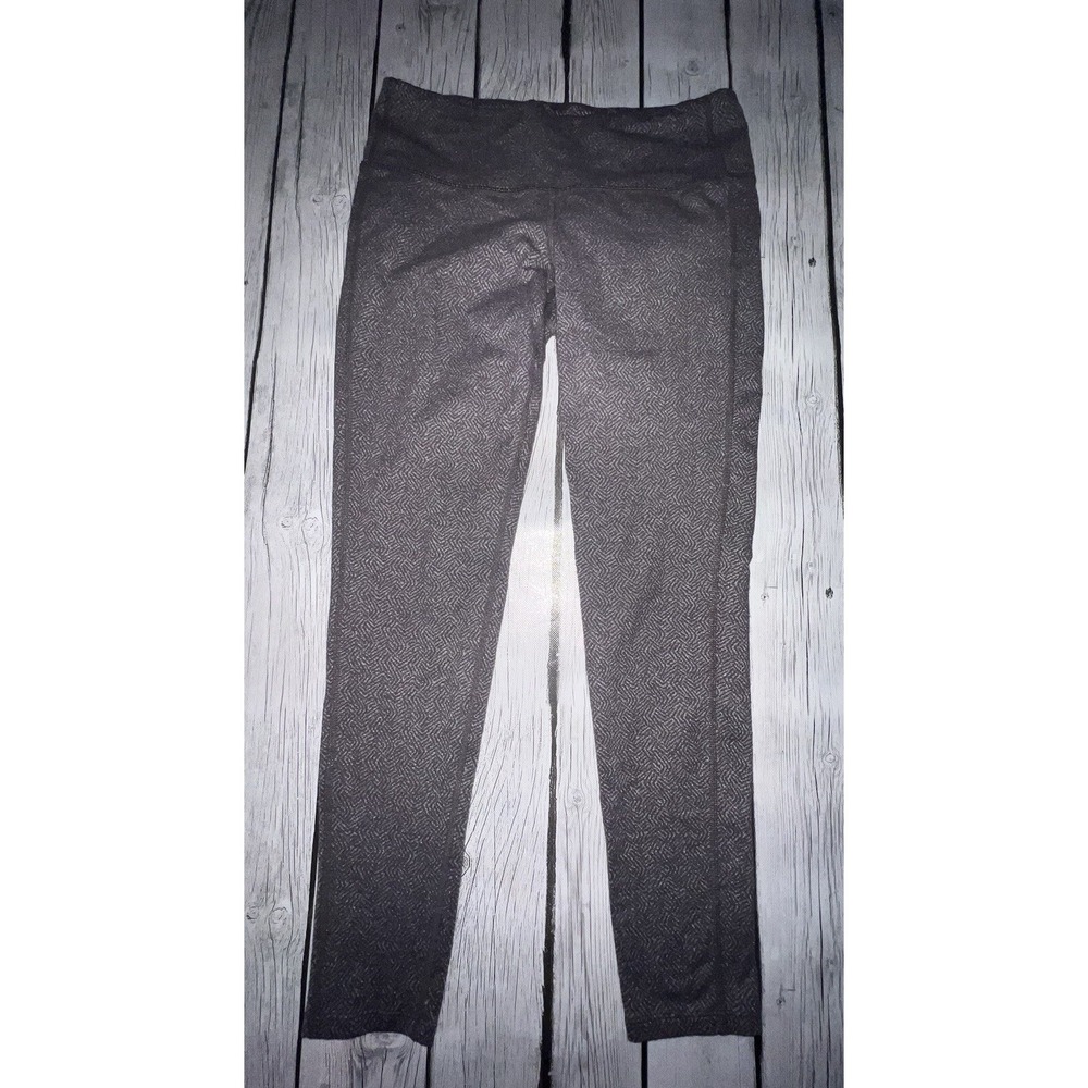 Athleta Women Leggings Brown Geometric Print Size Small Petite